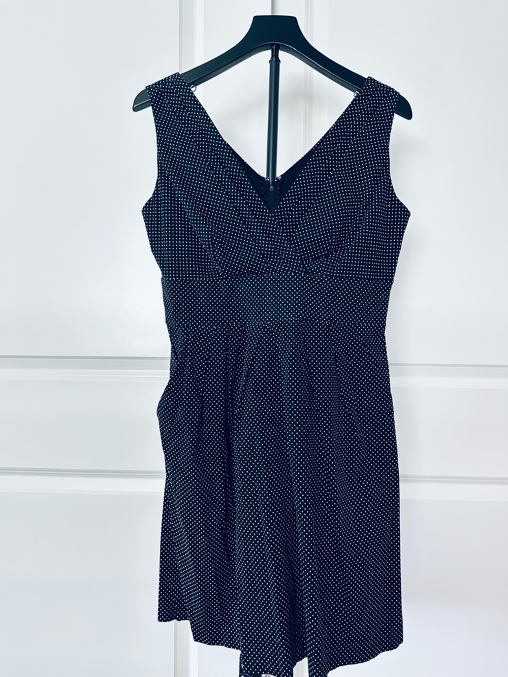 Women’s Cory P Sleeveless Polka Dot V-Neck Dress Size 10